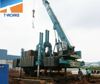 T-WORKS 120T Hydraulic Piling Machine for Concrete Spun and Square Pile Without Noise And Vibration
