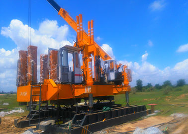 High Speed Hydraulic Press In Pile Driver , Pile Foundation Equipment