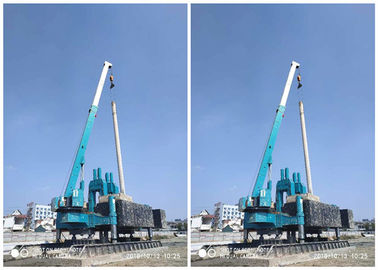 High Efficiency No Pollution Construction Piling Machine ZYC150 High Piling Speed With Color Customized