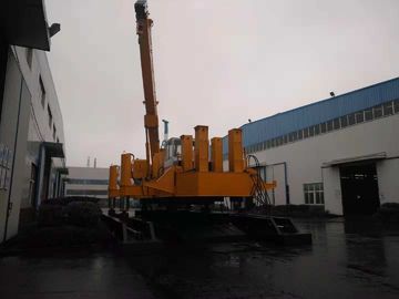 Manual static pile driver  for  pressing the precast concrete spun pile and square pile  with noise free