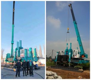 Static Pile Foundation Equipment , Rotary Piling Machine Customized Color ZYC300